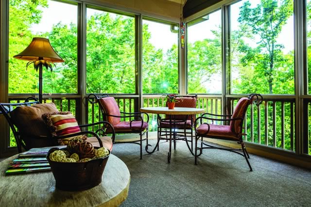 Enjoy your porch or patio nearly year round with screens or EZE Breeze sliding panels from Gem Screens.